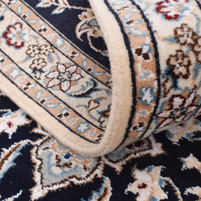 Läufer Perser - Nain - Royal - 220 x 72 cm - dunkelblau