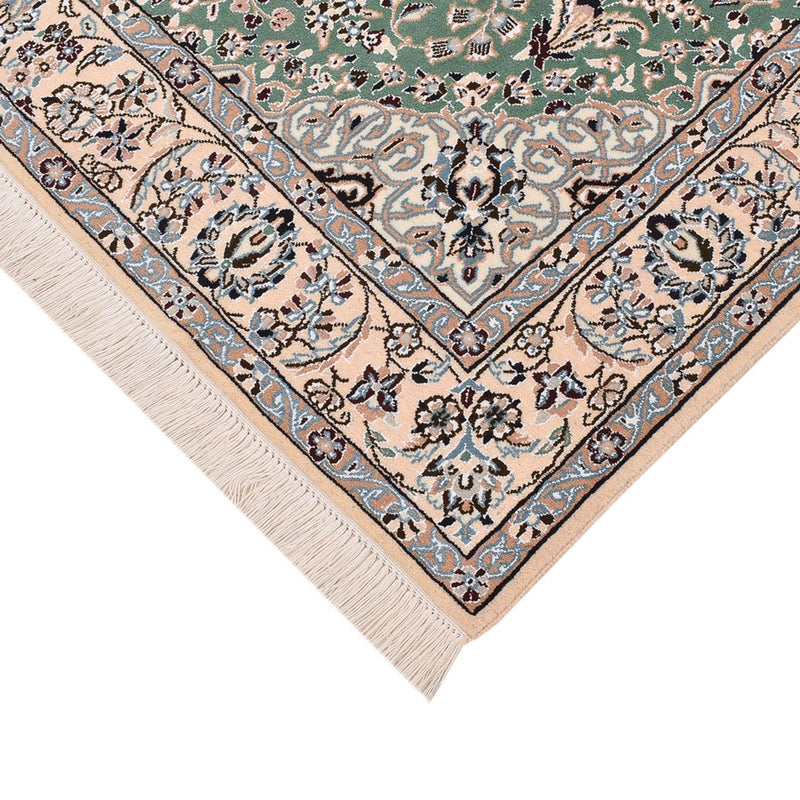 Perserteppich - Nain - Royal quadratisch  - 152 x 149 cm - hellgrün