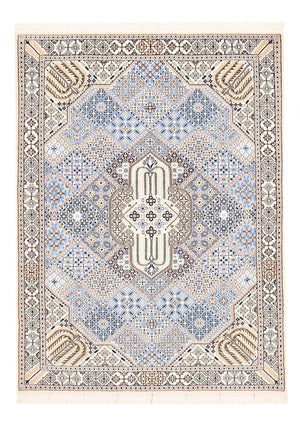 Perserteppich - Nain - Royal - 195 x 137 cm - hellblau