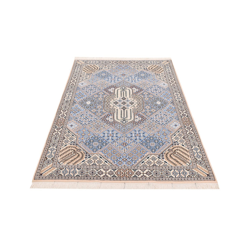 Perserteppich - Nain - Royal - 195 x 137 cm - hellblau