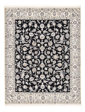 Perserteppich - Nain - Royal - 194 x 147 cm - dunkelblau