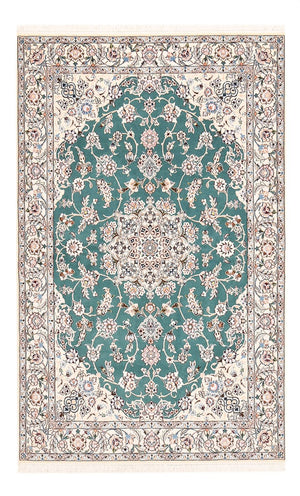 Perserteppich - Nain - Royal - 203 x 127 cm - grün