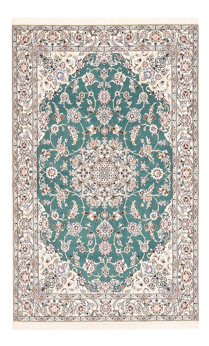 Perserteppich - Nain - Royal - 203 x 127 cm - grün