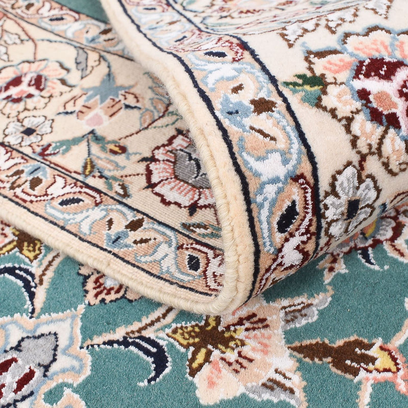 Perserteppich - Nain - Royal - 203 x 127 cm - grün