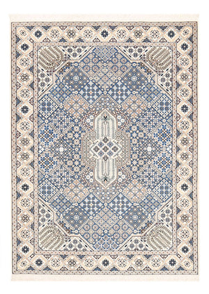 Perserteppich - Nain - Royal - 219 x 155 cm - hellblau