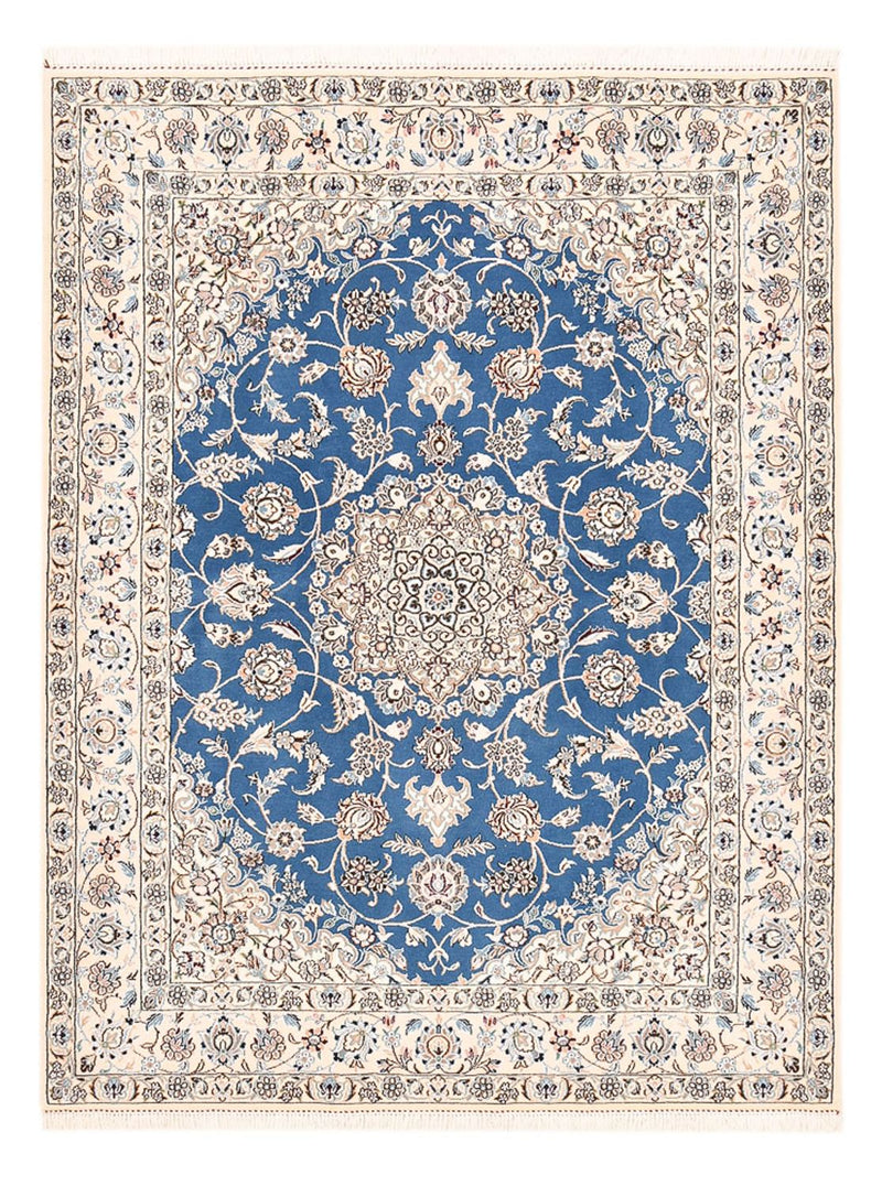 Perserteppich - Nain - Royal - 202 x 151 cm - blau
