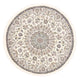 Perserteppich - Nain - Royal rund  - 152 x 152 cm - creme