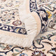 Perserteppich - Nain - Royal rund  - 152 x 152 cm - creme