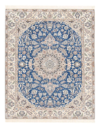 Perserteppich - Nain - Royal - 201 x 155 cm - blau