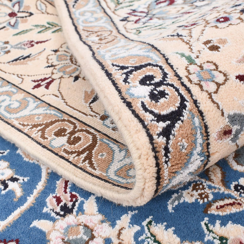 Perserteppich - Nain - Royal - 201 x 155 cm - blau