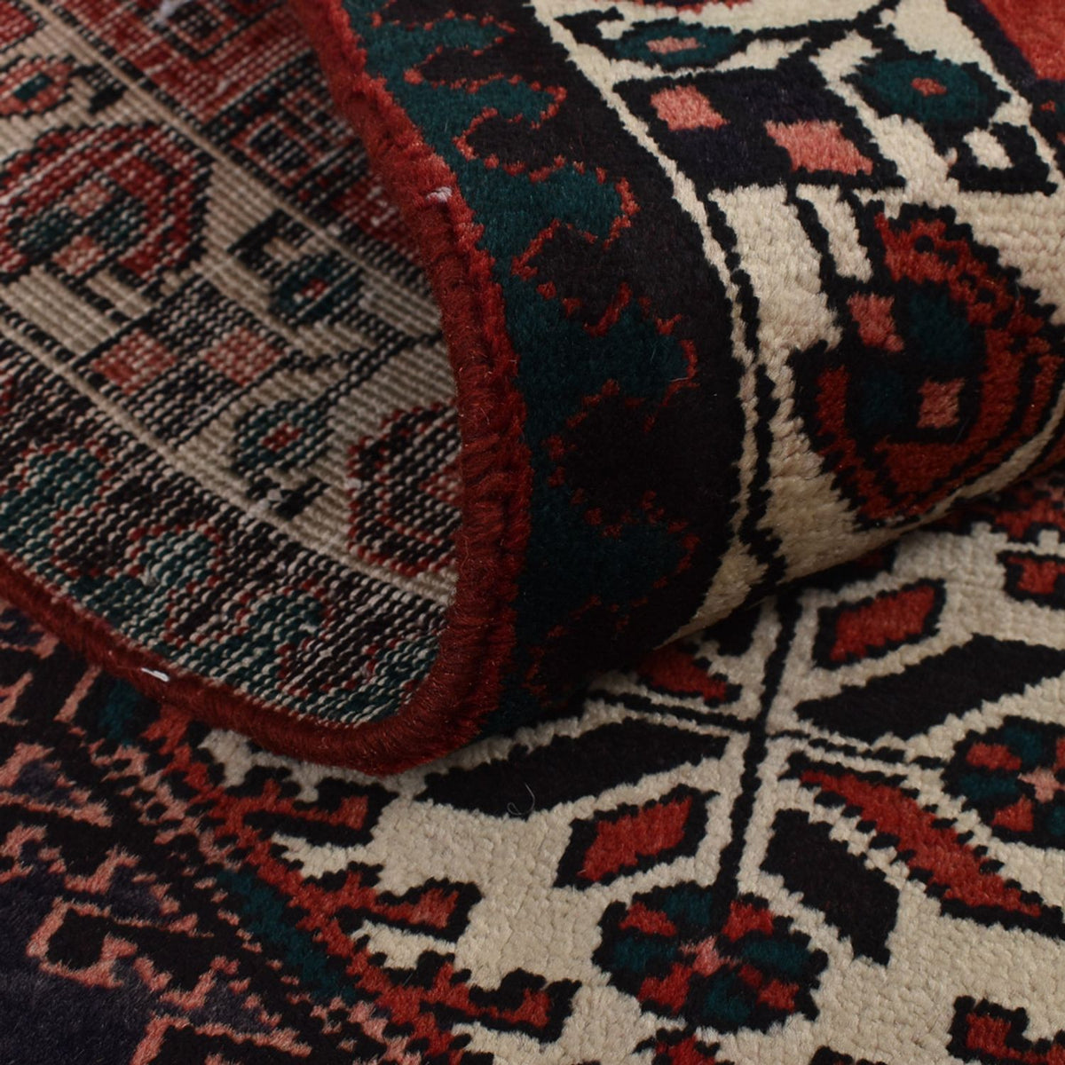 Läufer Perser - Nomadic - 318 x 100 cm - dunkelrot