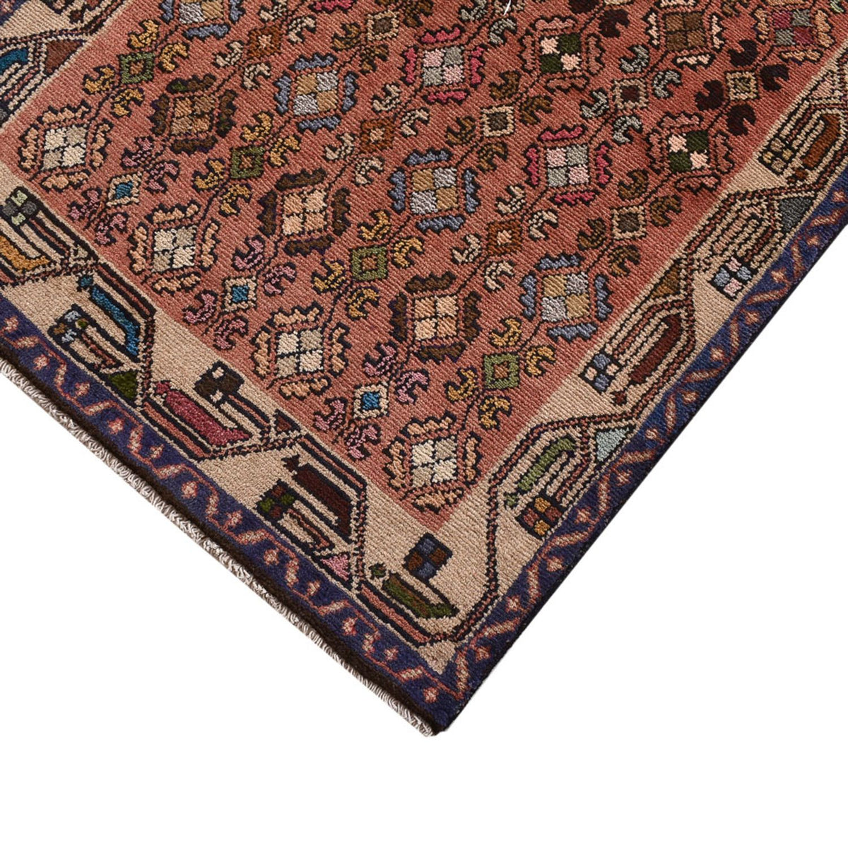 Läufer Perser - Nomadic - 278 x 78 cm - hellrot