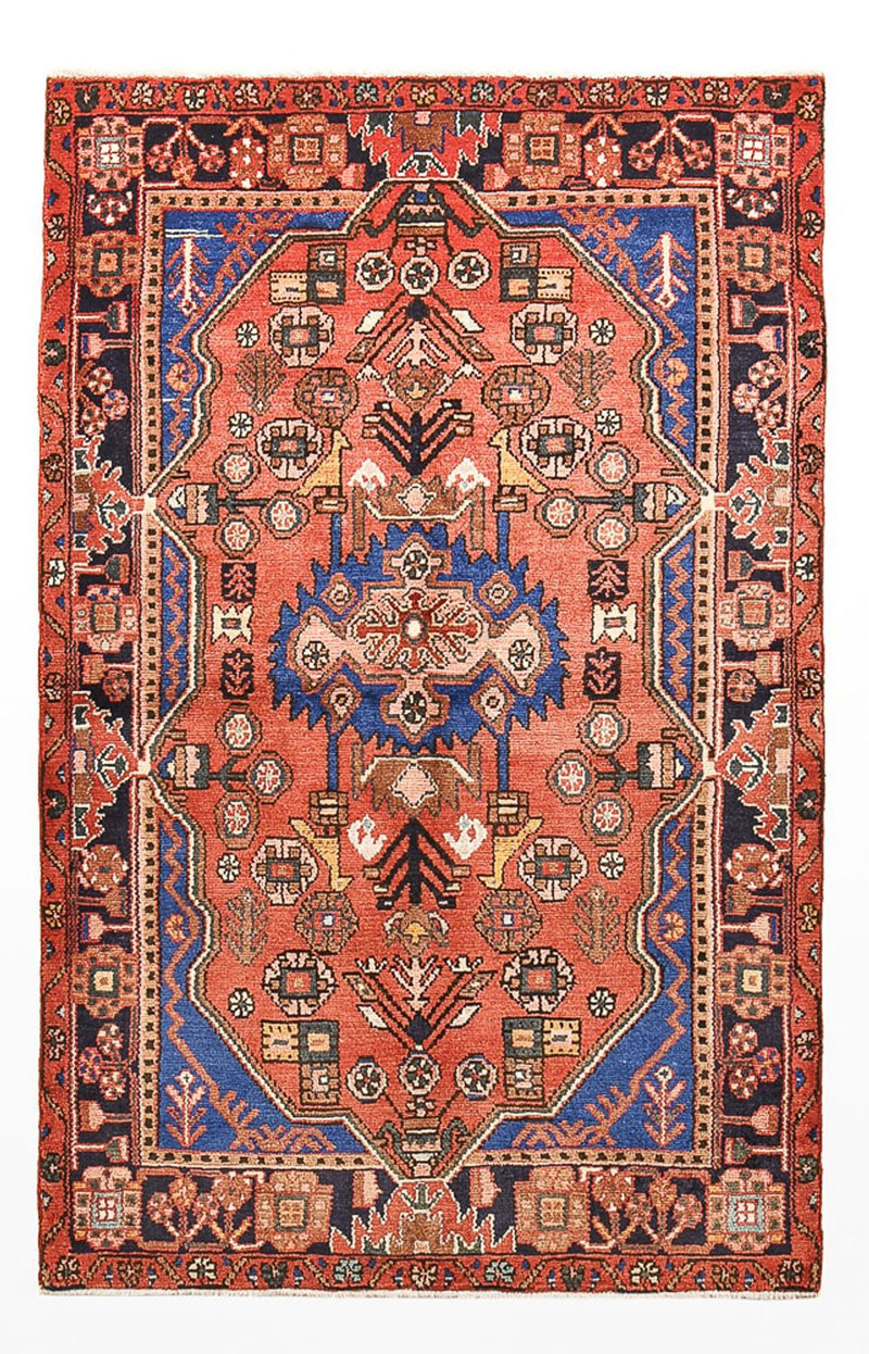 Perserteppich - Nomadic - 168 x 108 cm - hellrot