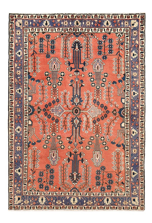 Perserteppich - Nomadic - 191 x 129 cm - hellrot