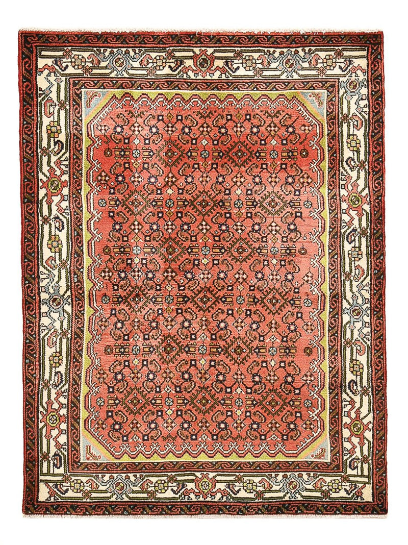 Perserteppich - Nomadic - 148 x 108 cm - hellrot