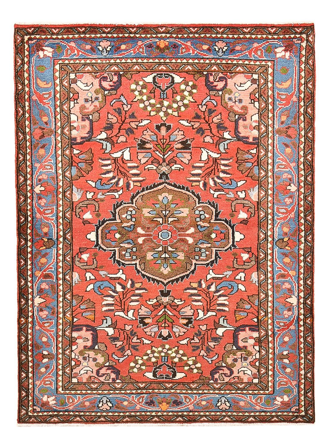 Perserteppich - Nomadic - 157 x 112 cm - rot