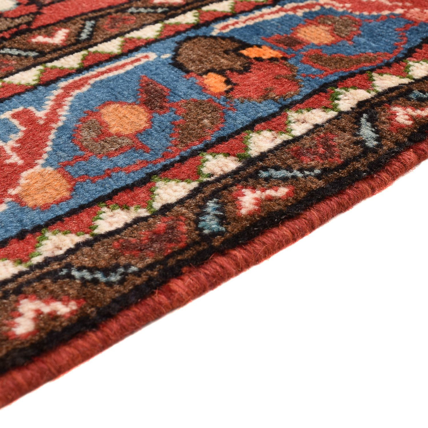 Perserteppich - Nomadic - 157 x 112 cm - rot