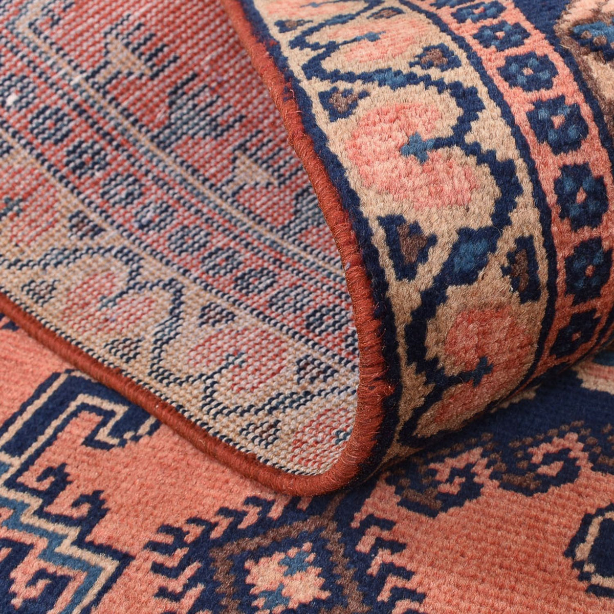 Perserteppich - Nomadic - 160 x 103 cm - hellrot