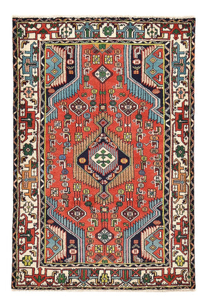 Perserteppich - Nomadic - 145 x 96 cm - rot