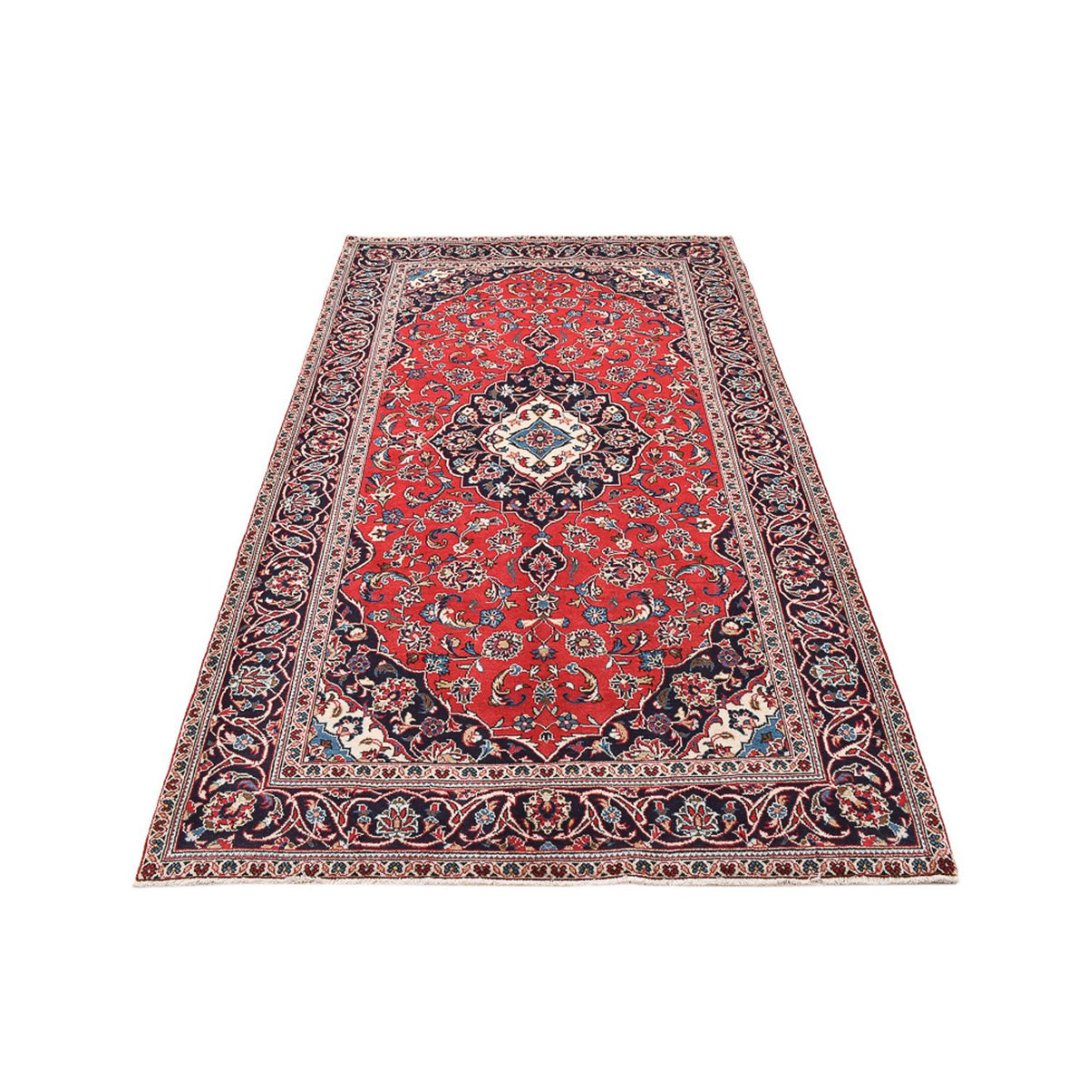 Perserteppich - Keshan - 253 x 144 cm - rot