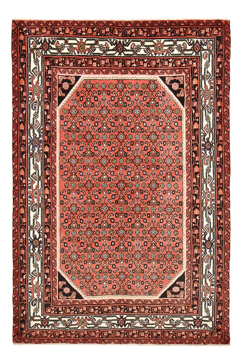 Perserteppich - Nomadic - 206 x 132 cm - hellrot