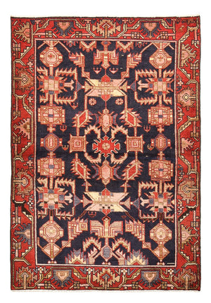 Perserteppich - Nomadic - 158 x 110 cm - dunkelblau