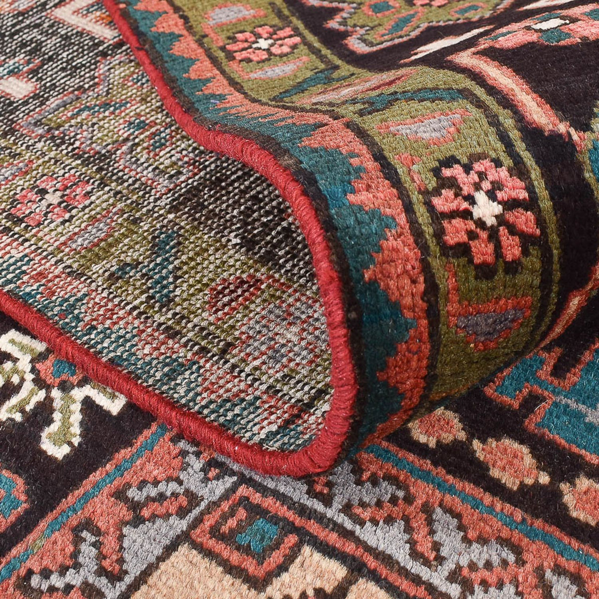 Afghan Teppich - Kunduz - 350 x 200 cm - hellrot