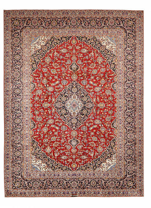 Perserteppich - Keshan - 395 x 296 cm - rot