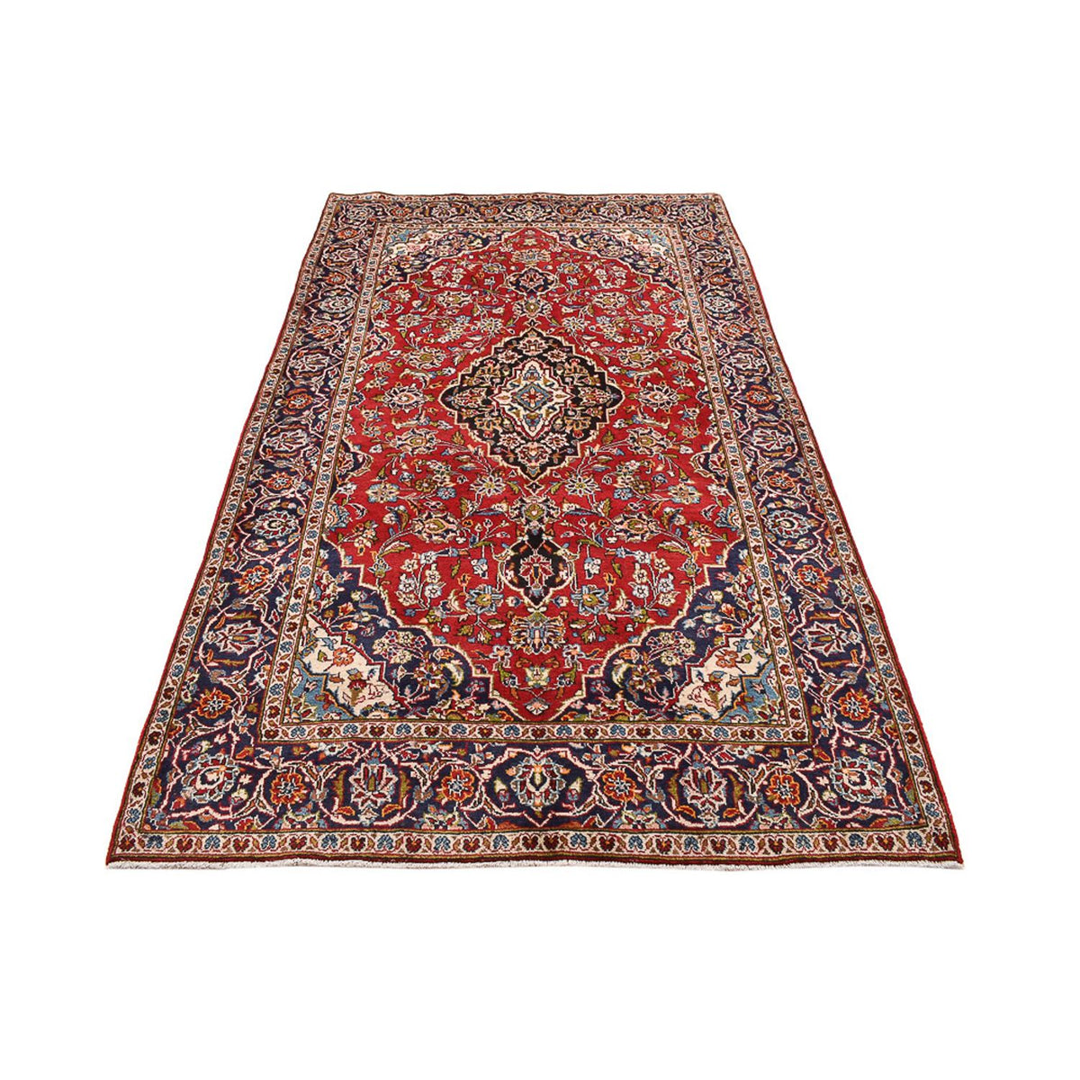 Perserteppich - Keshan - 260 x 148 cm - rot