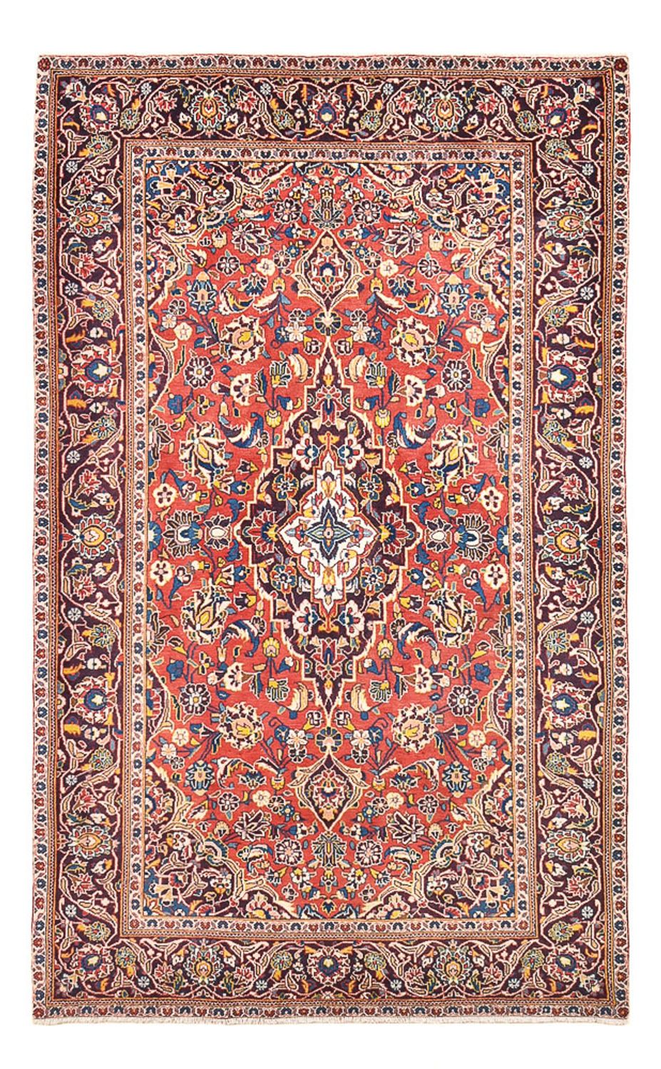 Perserteppich - Keshan - 220 x 136 cm - hellrot