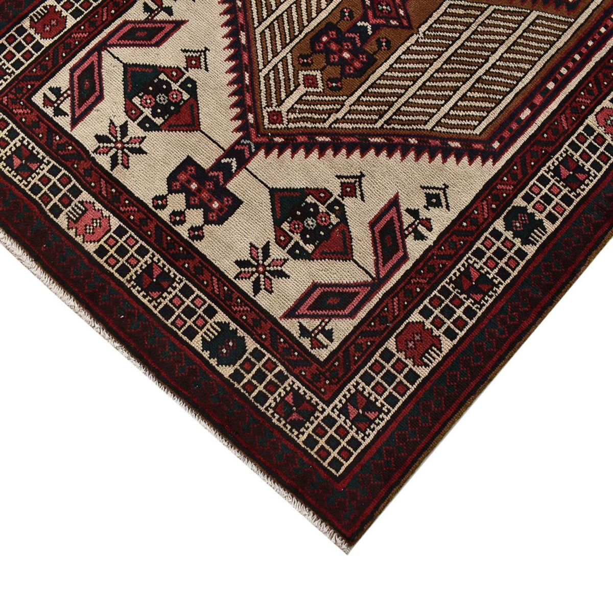 Läufer Perser - Nomadic - 336 x 100 cm - rot