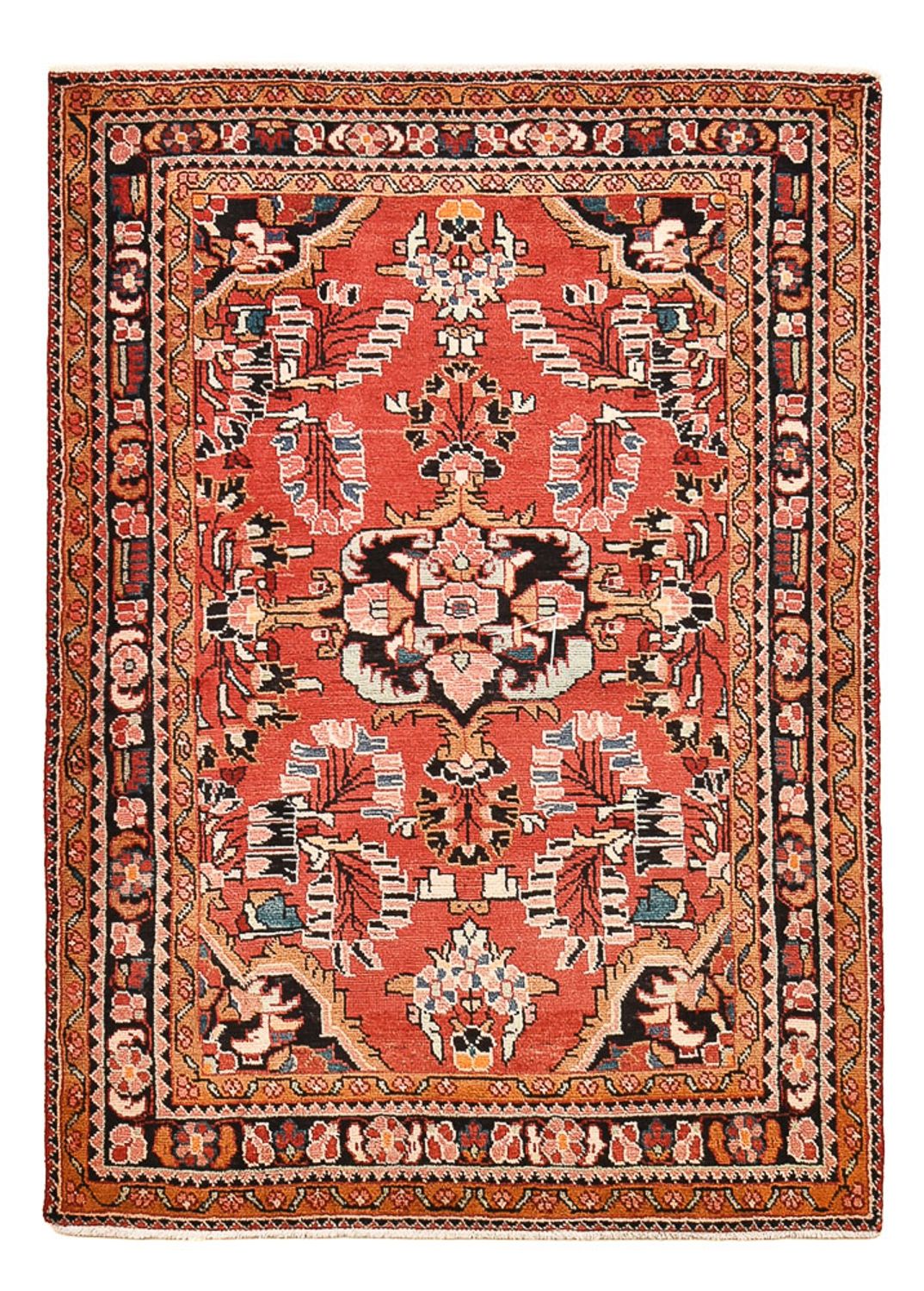Perserteppich - Nomadic - 159 x 112 cm - rot