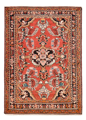 Perserteppich - Nomadic - 159 x 112 cm - rot