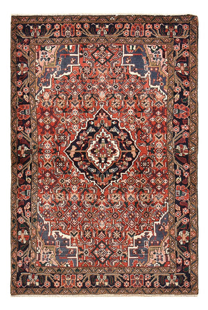 Perserteppich - Nomadic - 156 x 105 cm - dunkelrot