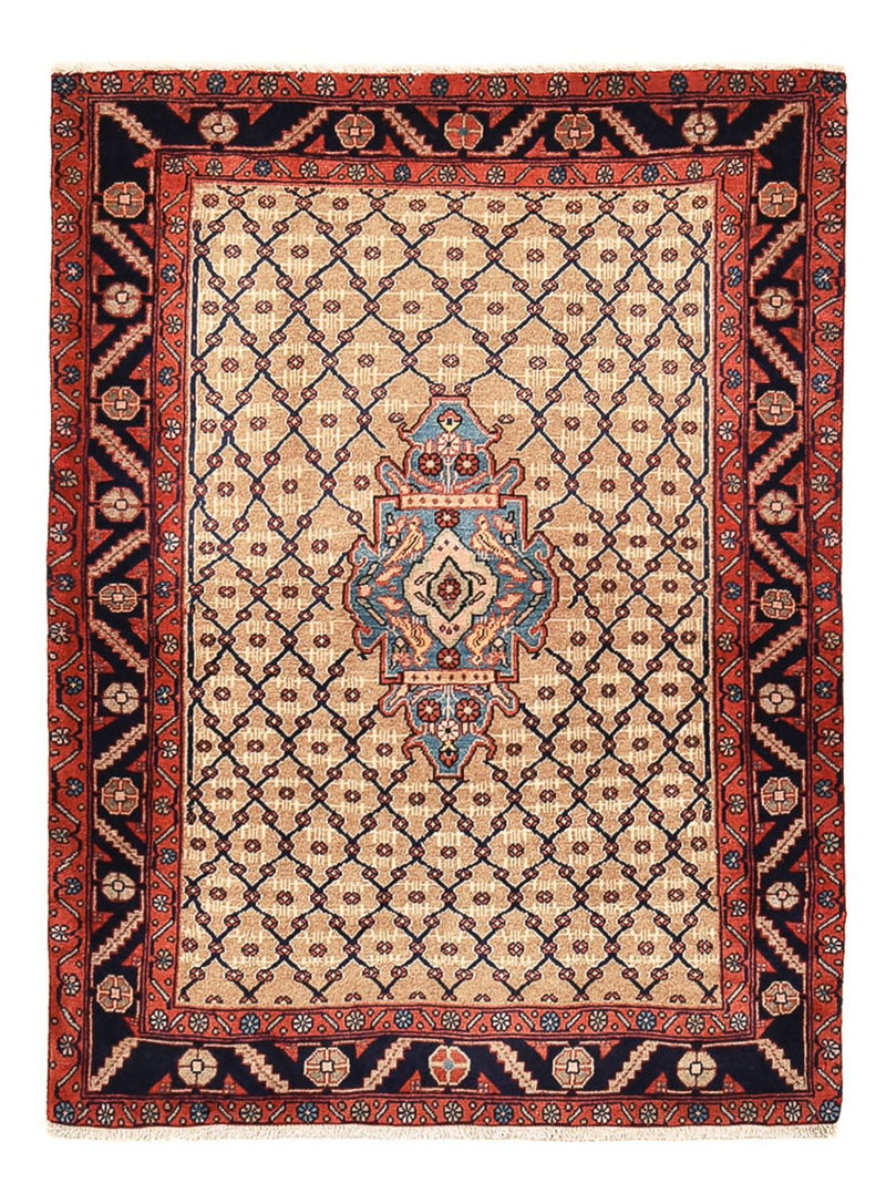 Perserteppich - Nomadic - 135 x 100 cm - mehrfarbig