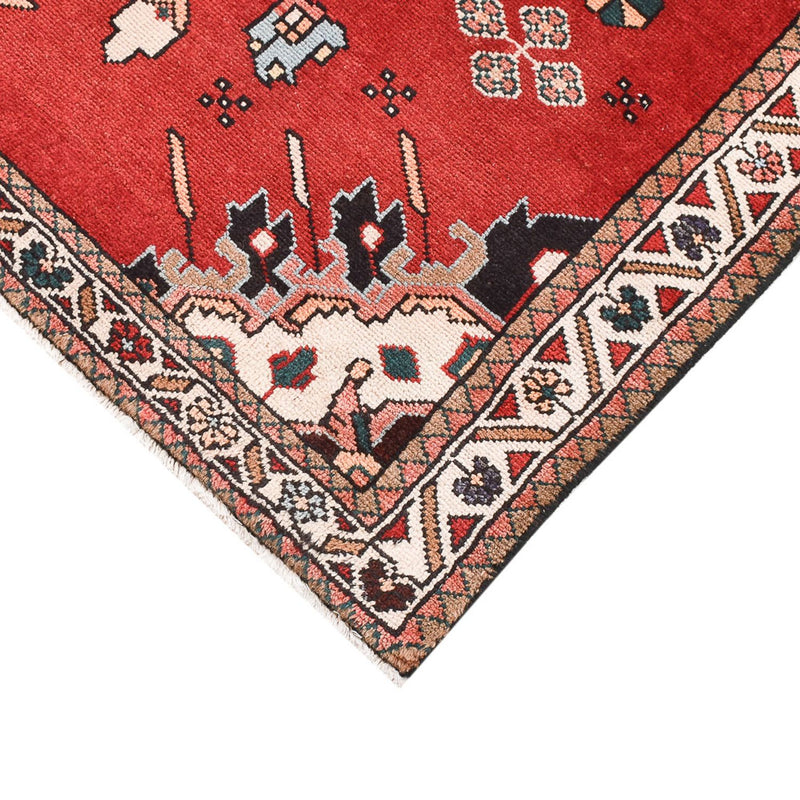 Perserteppich - Nomadic - 133 x 90 cm - rot