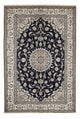 Perserteppich - Nain - 291 x 195 cm - dunkelblau