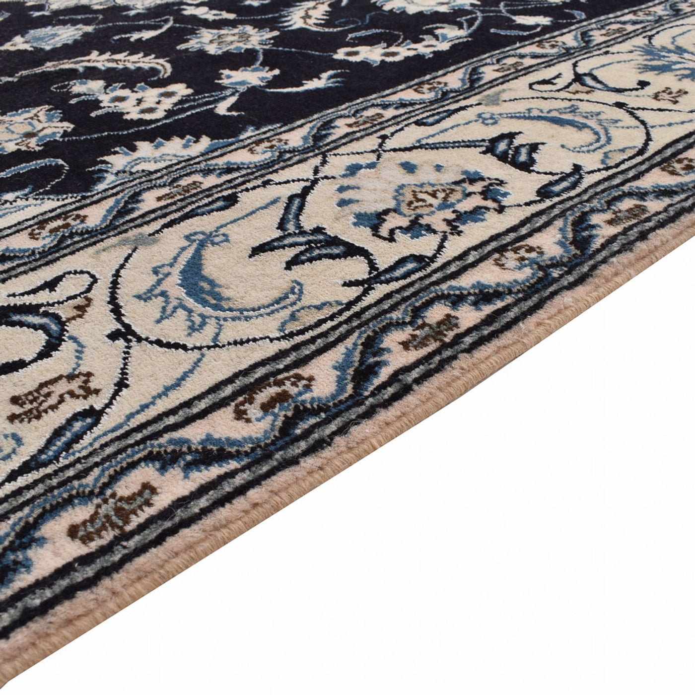 Perserteppich - Nain - 298 x 202 cm - dunkelblau