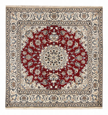 Perserteppich - Nain quadratisch  - 197 x 195 cm - rot