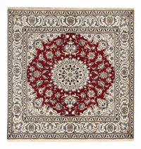 Perserteppich - Nain quadratisch  - 197 x 195 cm - rot