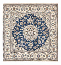 Perserteppich - Nain quadratisch  - 202 x 195 cm - blau