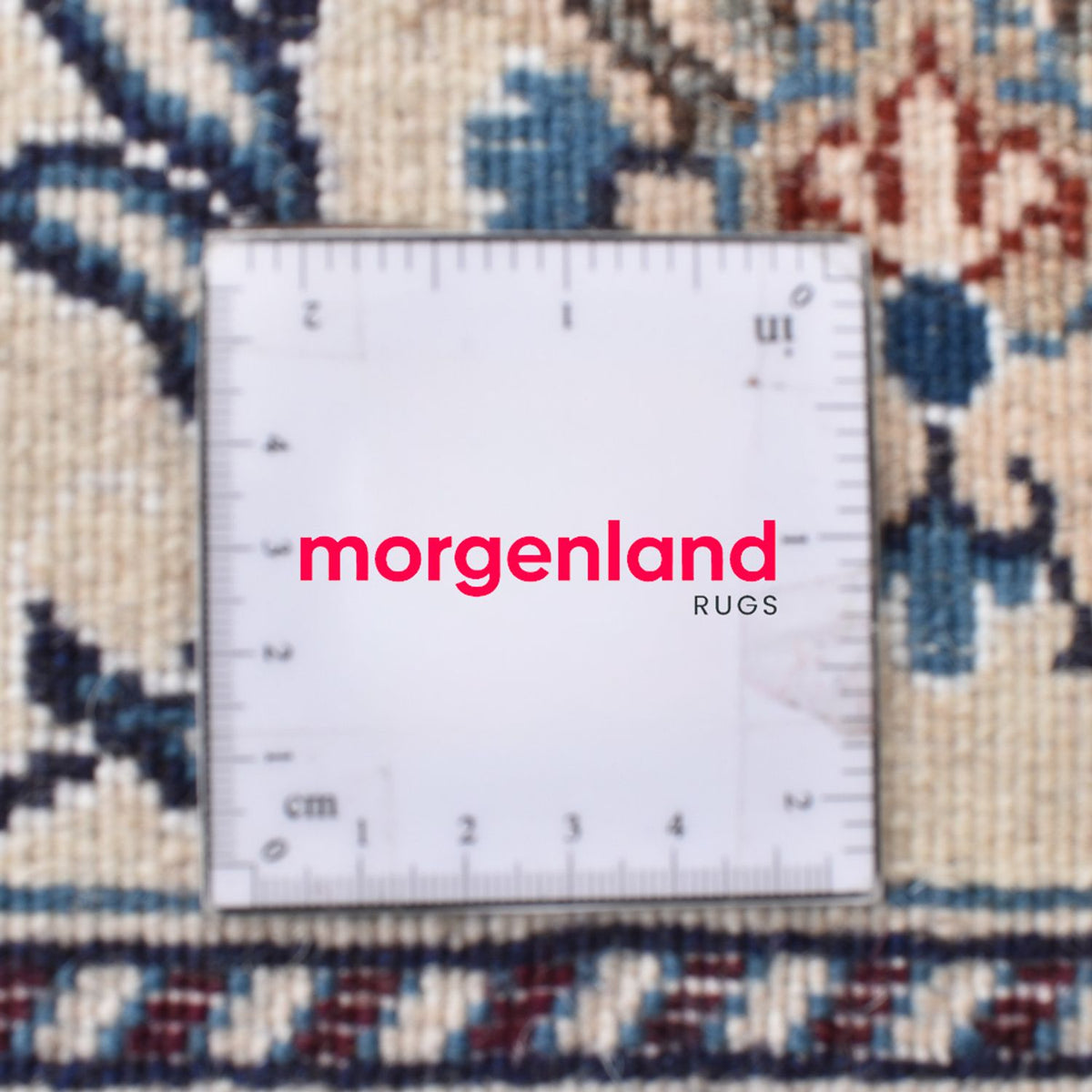 Perserteppich - Nain quadratisch  - 198 x 195 cm - dunkelblau