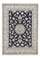 Perserteppich - Nain - 207 x 146 cm - dunkelblau