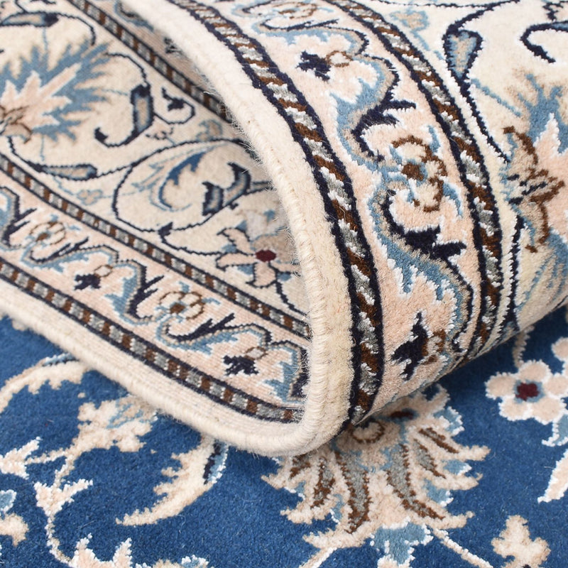 Perserteppich - Nain - 205 x 149 cm - blau