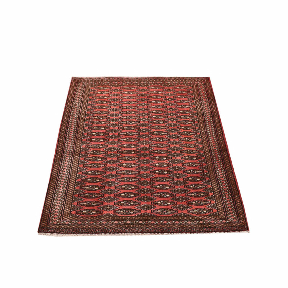 Turkaman Teppich - 131 x 100 cm - hellrot