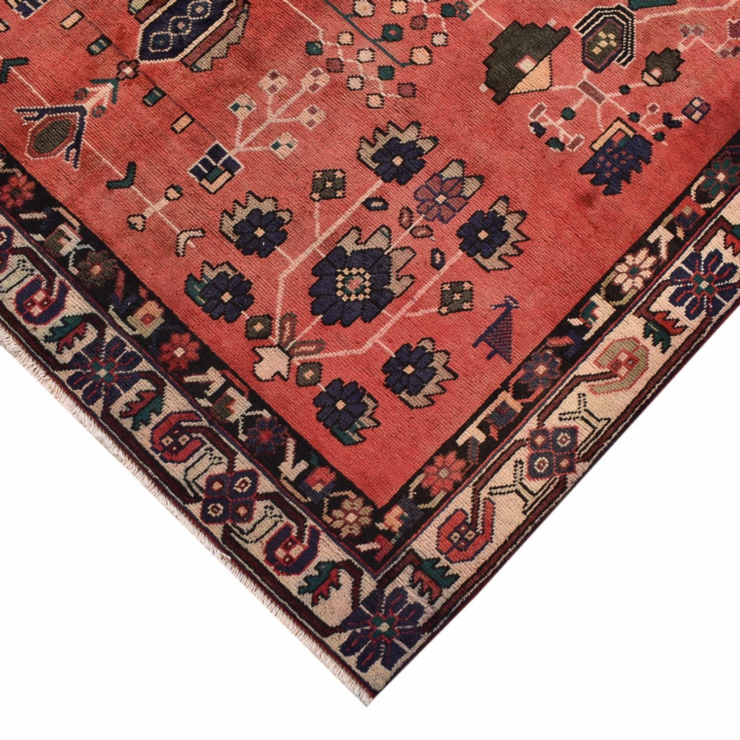 Perserteppich - Nomadic - 237 x 155 cm - hellrot