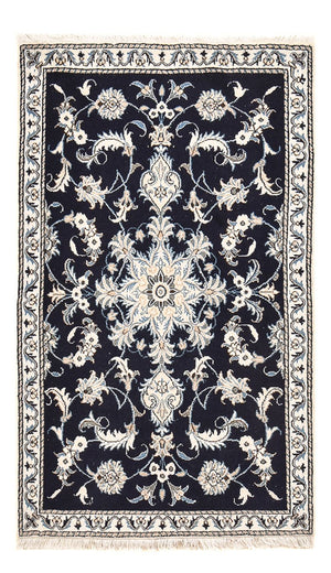 Perserteppich - Nain - 140 x 87 cm - dunkelblau