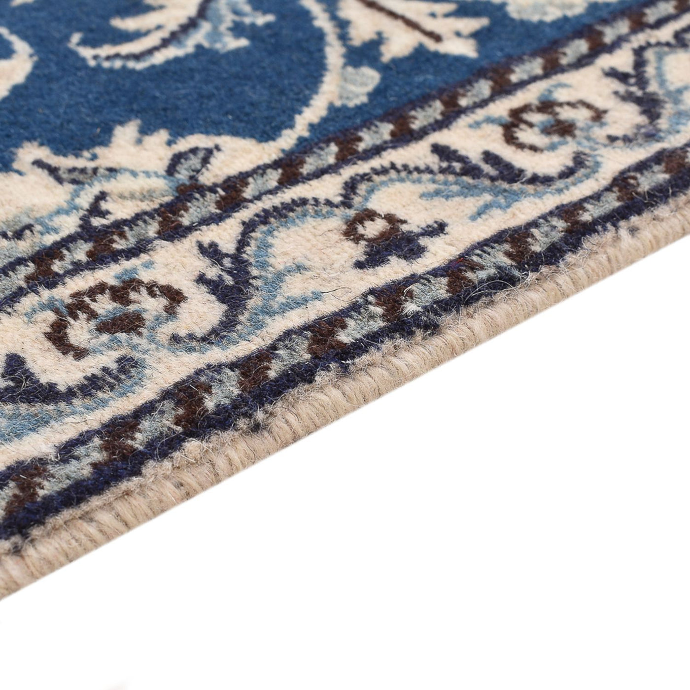 Perserteppich - Nain - 133 x 90 cm - blau