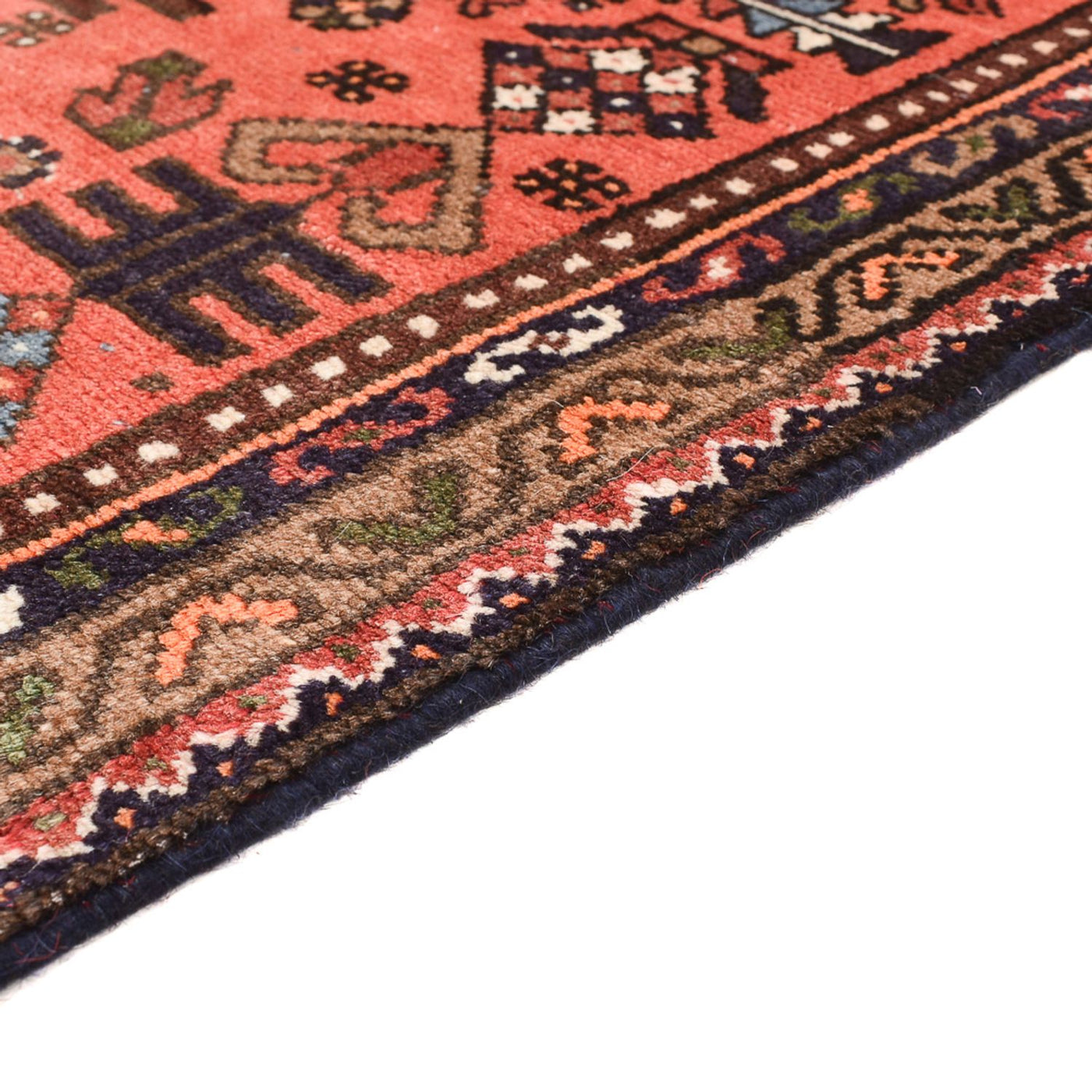 Perserteppich - Nomadic - 124 x 72 cm - hellrot