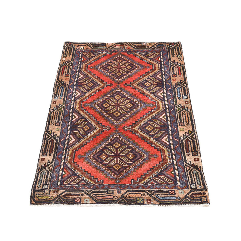 Perserteppich - Nomadic - 119 x 70 cm - rot